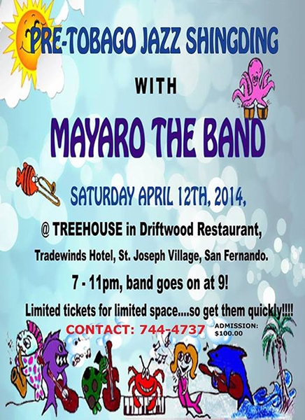 Pre-Tobago Jazz Shindig With Mayaro The Band