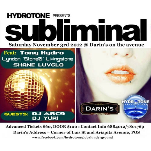 HYDROTONE presents SUBLIMINAL