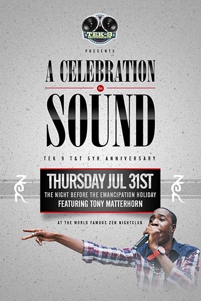 Celebration in Sound: TEK 9 T&T's 5yr Anniversary