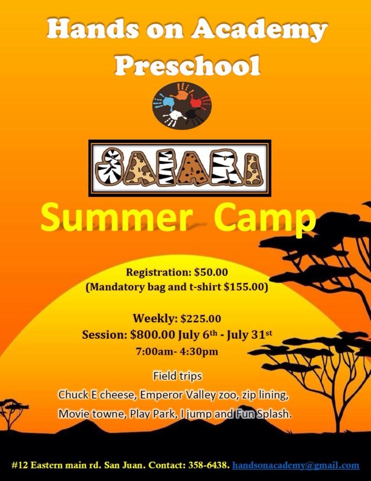 Hands On Academy Safari Summer Camp 2015 ID 14427