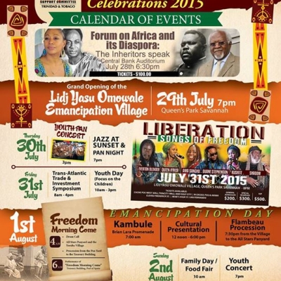 Emancipation Celebrations 2015: Liberation - Songs of Freedom