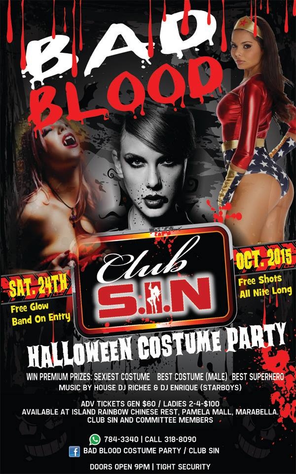 BAD BLOOD Halloween Costume Party ID 15484