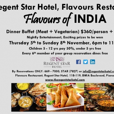 Regent Star Hotel - Flavours of India Dinner Buffet