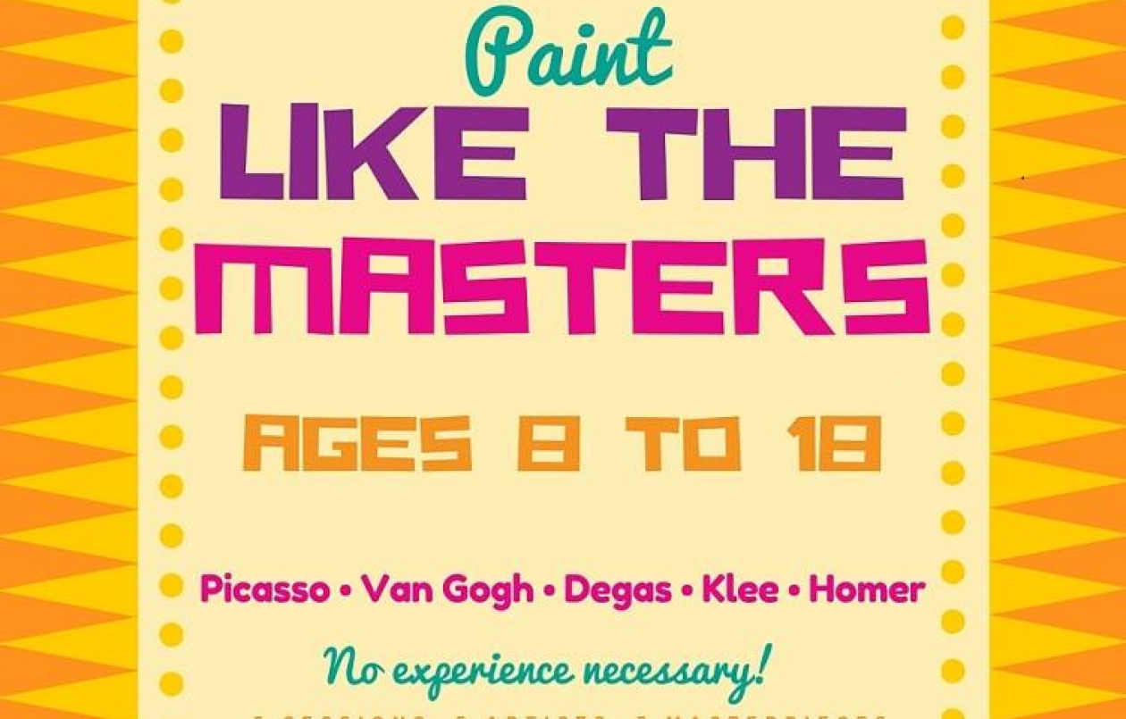 Paint Like the Masters Art Camp