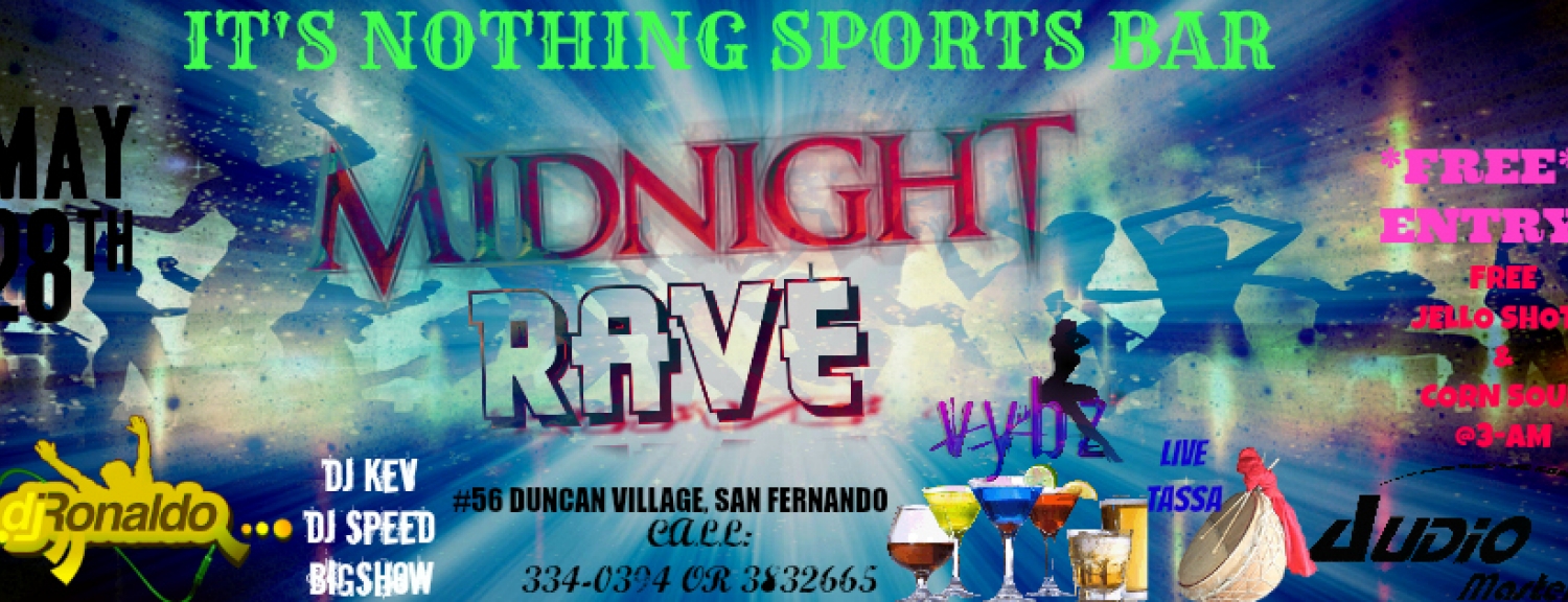 MIDNIGHT RAVE    The ULTIMATE Indoor Party