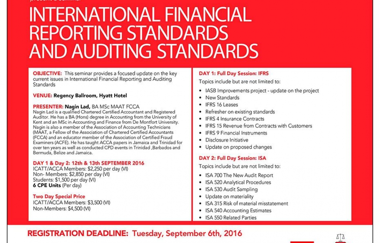 International Financial Reporting Standards and Auditing Standards