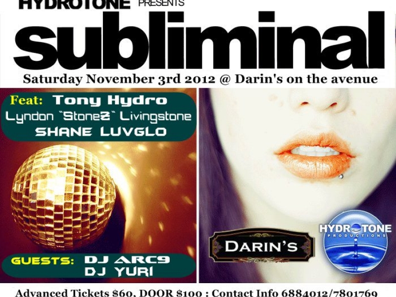 HYDROTONE presents SUBLIMINAL