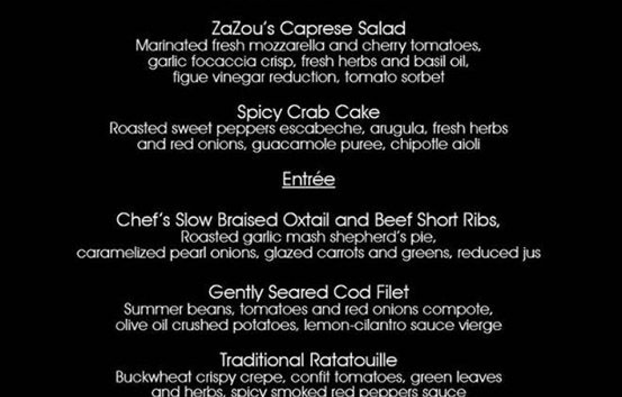 Trinidad & Tobago Restaurant Week 2016: Delectable - ZaZou Bistro Moderne