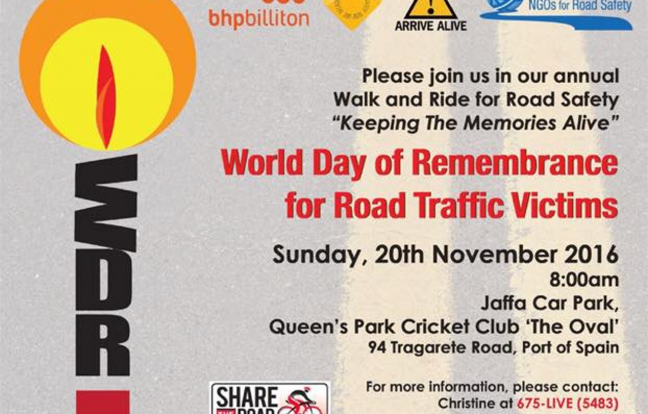 UN World Day of Remembrance for Road Traffic Victims  Keeping the Memories Alive