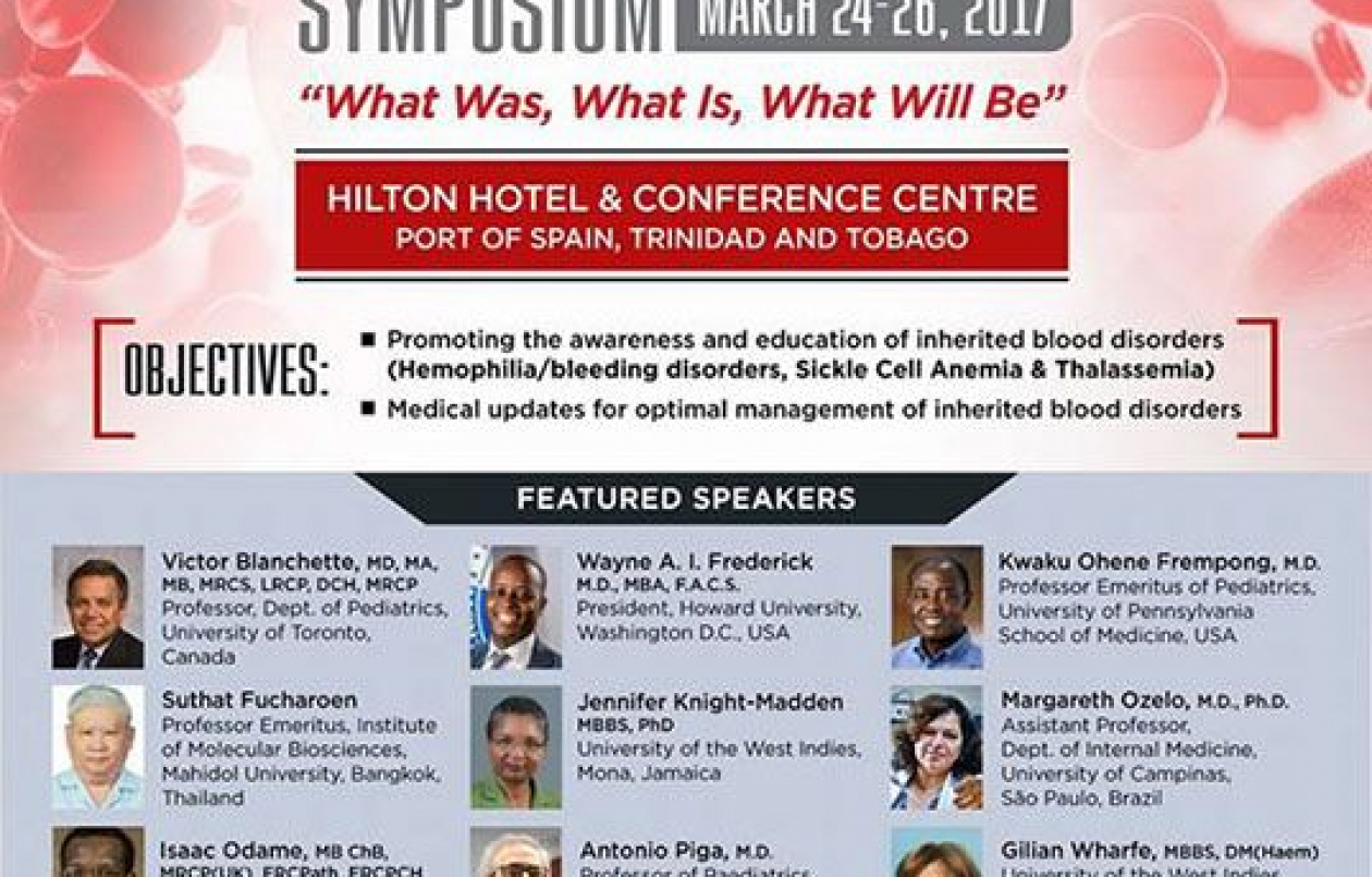 Inherited Blood Disorders Symposium: March 24-26 2017