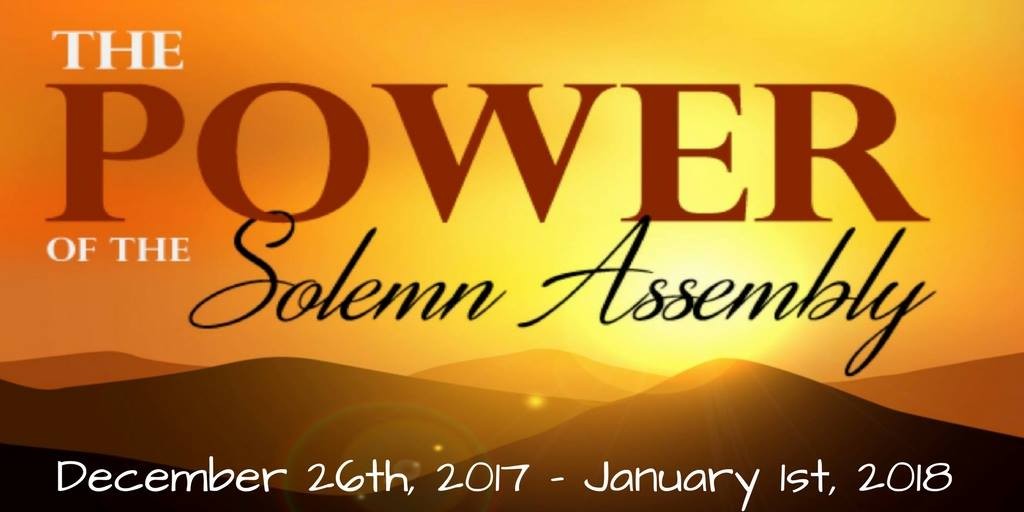 The Power Of The Solemn Assembly ID 22533