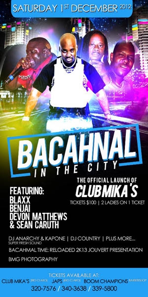 Bacchanal In The City: The Official Launch of Club Mika's