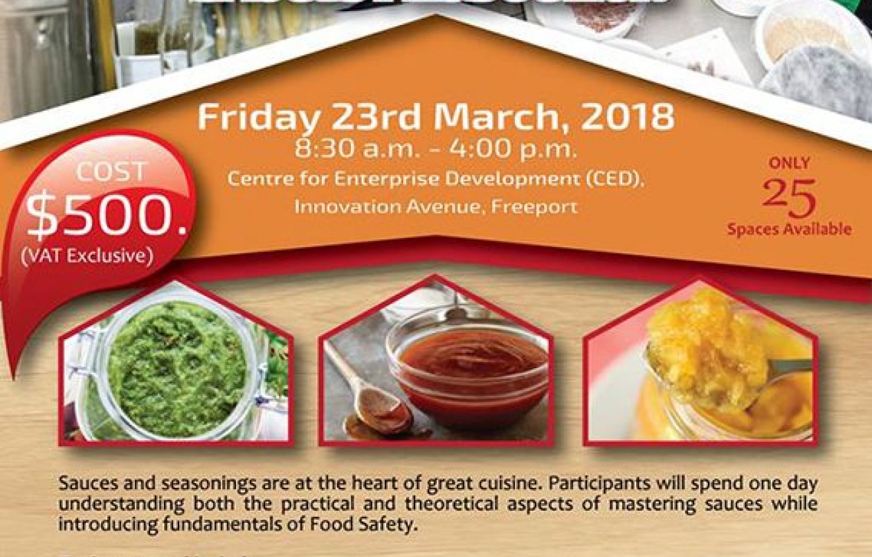 Food Processing Workshop Series: Sauces Production