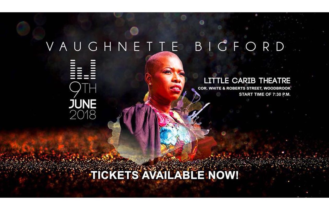 Vaugnette Bigford at the Little Carib Theatre