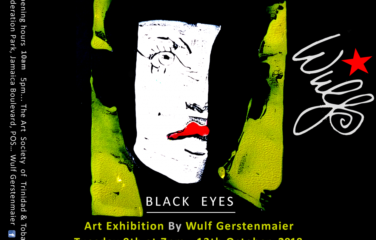 Black Eyes art exhibition by Wulf Gerstenmaier