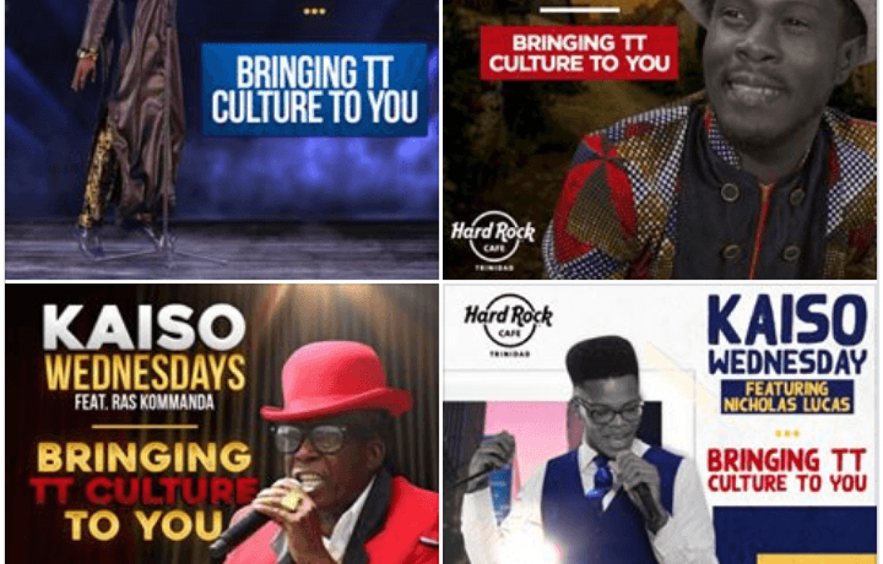 Hard Rock Cafe Kaiso Wednesdays 2020 - 4 Artistes