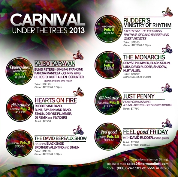 Carnival Under The Trees 2013: Hearts On Fire All Inclusive