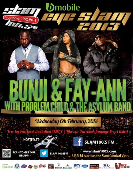 Eye Slam Concert Series 2013: Bunji, Fay Ann & Problem Child with Asylum Band