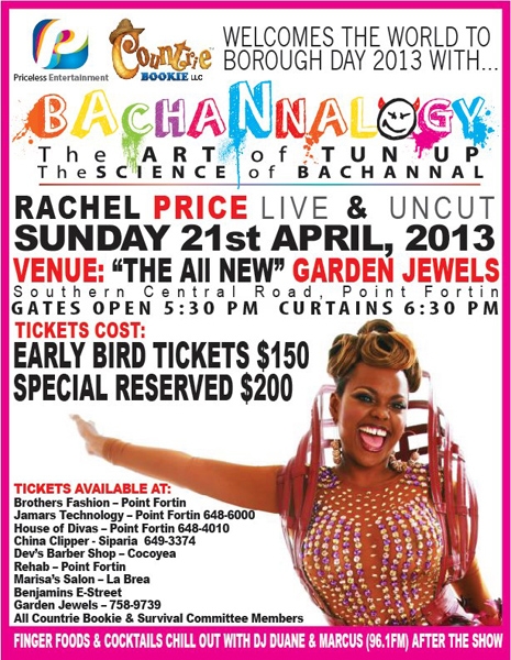 Bachannalogy: Rachel Price Live & Uncut
