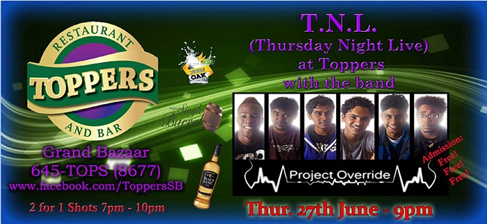 Retro Thursdaze/Thursday Night Live Featuring Project Override