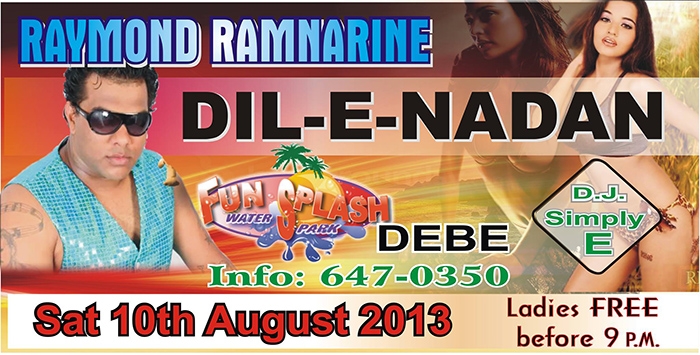 Fun Splash Water Park Poolside Party Featuring Raymond Ramnarine & Dil-E-Nadan