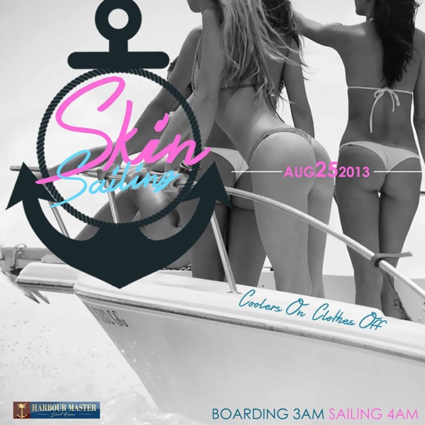 Skin Sailing: Coolers On, Clothes Off