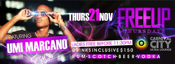 Free Up Thursdays Featuring Umi Marcano