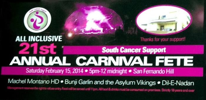 South Cancer Support Group All Inclusive 2014