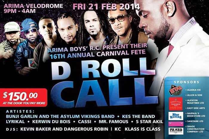 Arima Boys' R.C. School Carnival Fete: D Roll Call