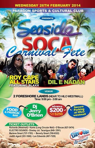 Seaside Soca Carnival Fete